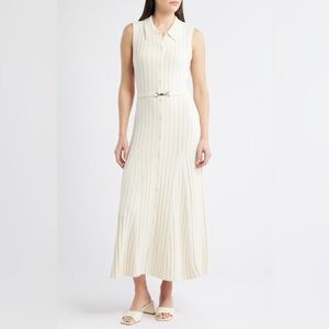 French Connection | Dresses | French Connection Yellow Pleated Maxi Dress |  Poshmark